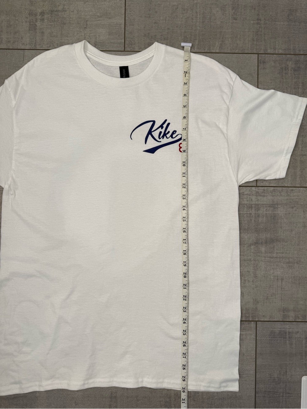 Kike Hernandez 💙White Short Sleeve Tee with Blue LA Cap … Dodgers - Picture 5 of 5